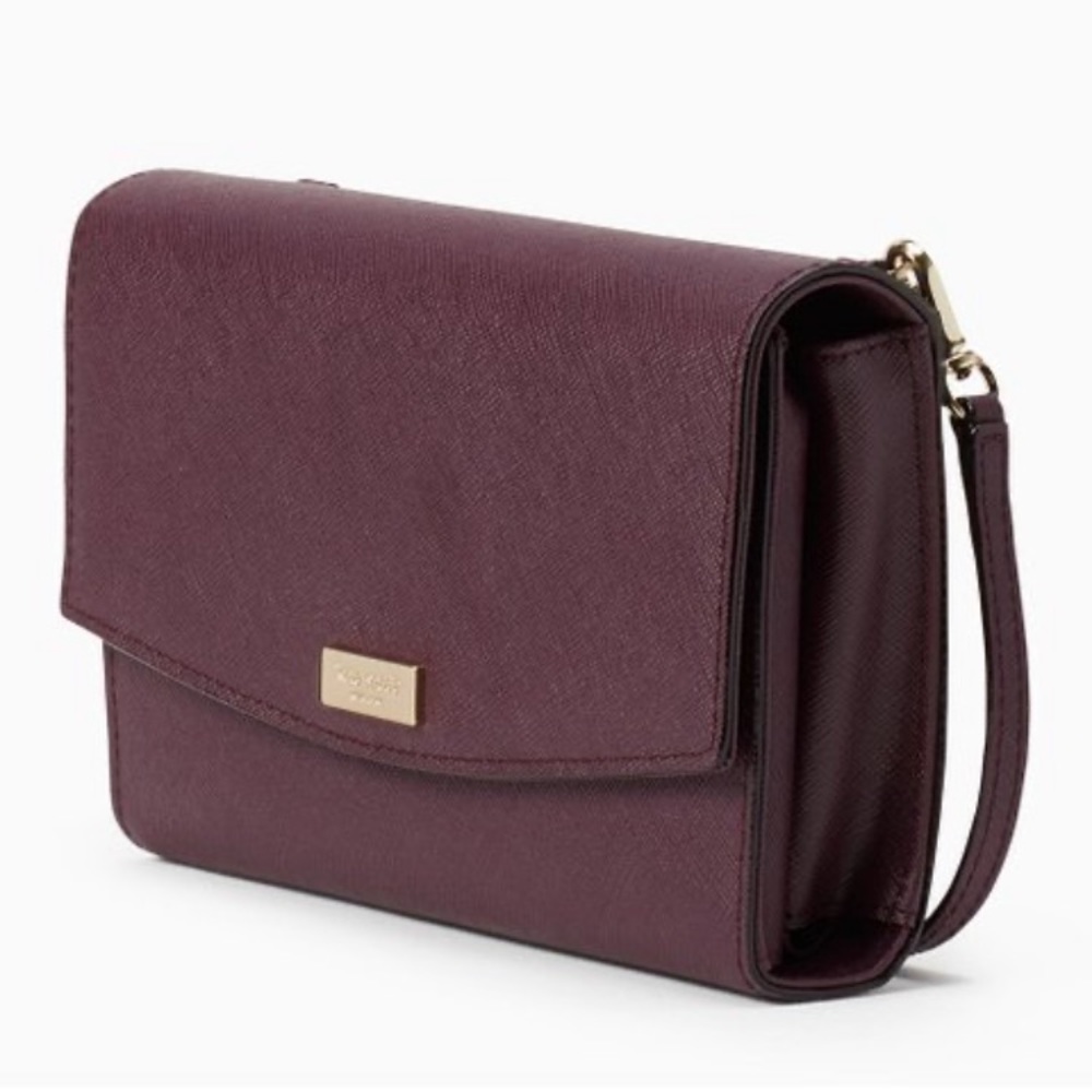 NWOT Kate Spade Laurel Way Crossbody Deep Plum - Picture 2 of 10